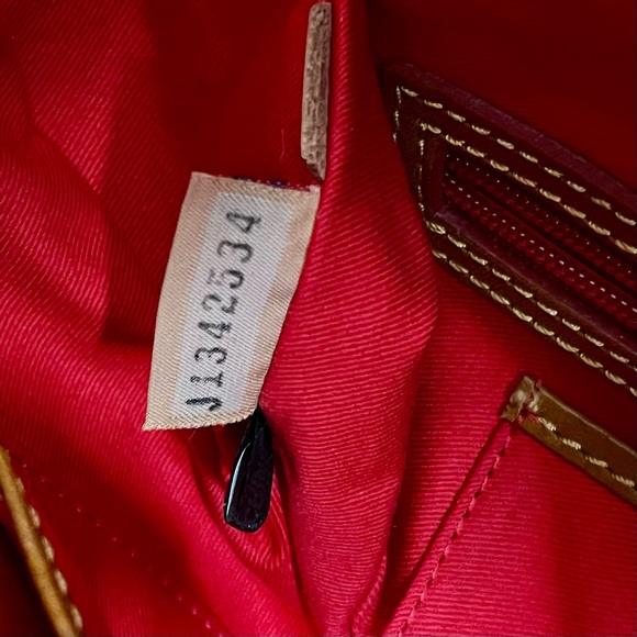 Vintage Dooney Bourke 1975 Signature Vanessa
Coated Nylon Large Tote Bag EUC - Picture 12 of 16